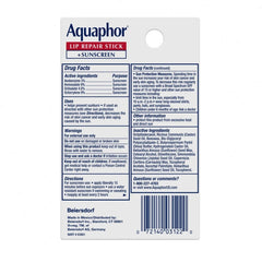 Aquaphor® Lip Repair Stick + Sunscreen